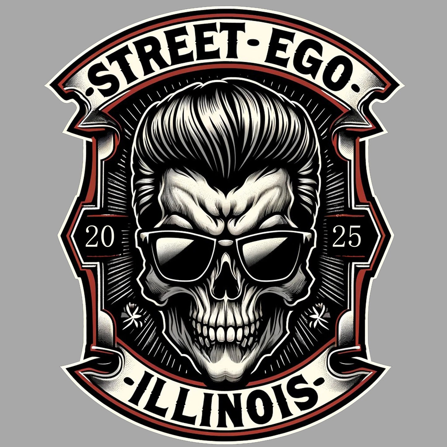Greaser Skull Hoody