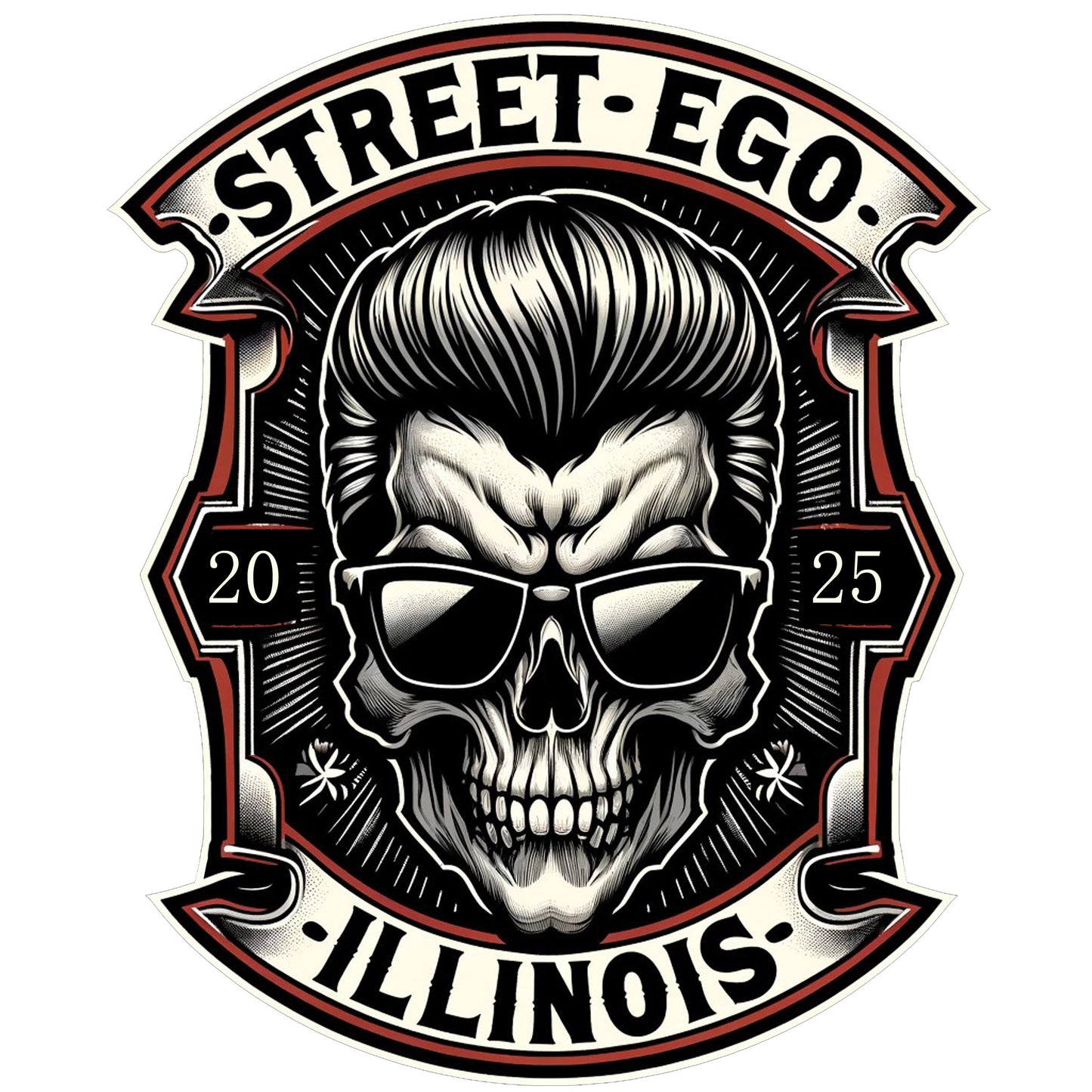 Greaser Skull Hoody